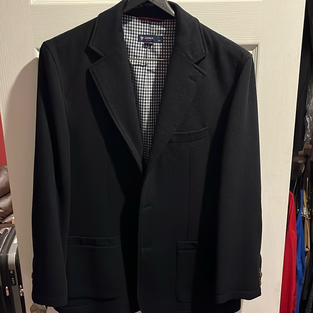 Navy Wool Blazer